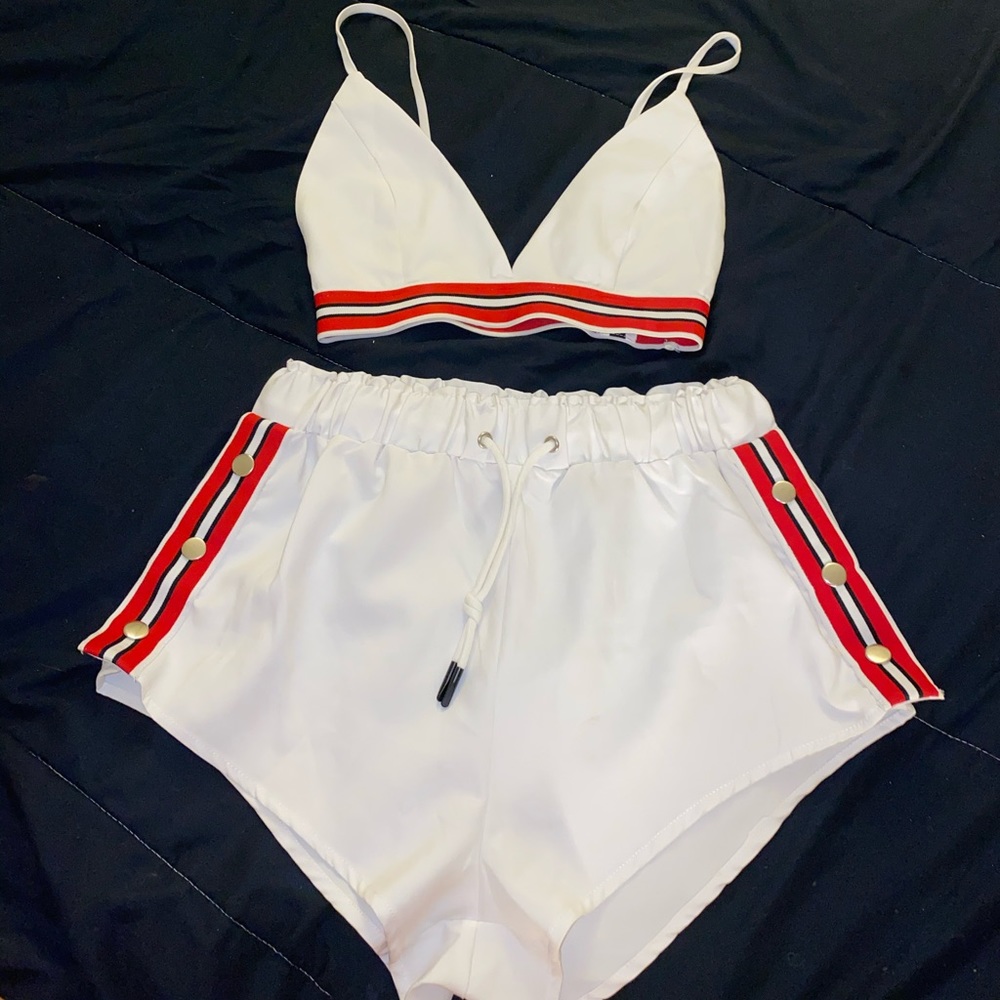 Two Piece Bralette & Short Set